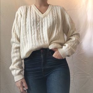 Vintage Cable Knit Sweater